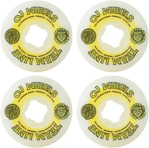 Uonlytech Set Di 8 Ruote LED Che Si Illuminano Al Buio Per Skateboard E Pattini – Con Cuscinetti, Colorate, 54x32mm