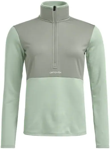 Ortovox Fleece Light Zip Neck W Ski Mid Layer