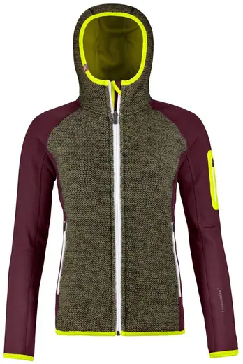 ORTOVOX Pile Plus Hoody – Felpa Con Cappuccio Tecnica Donna – Calda, Traspirante, Materiale Riciclato Per Escursionismo E Tempo Libero