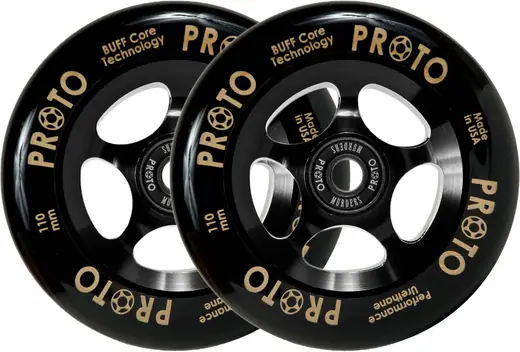 Proto Spoked Grippers ρόδες πατίνι κόλπα Πακέτο των 2