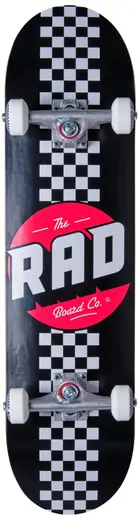 スケートボード rad RAD Checker Stripe Complete Skateboard - Skateboards | SkatePro