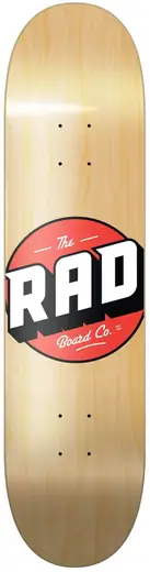 RAD Solid Logo Skateboard Deck