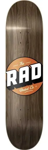 RAD Solid Logo Skateboard Deck | SkatePro