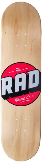 RAD Solid Logo Skateboard Deck | SkatePro