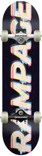 Rampage Glitch Logo Skateboard Komplety
