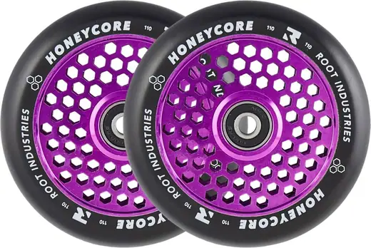 Root Honeycore Nero 110mm Ruote Monopattino Pacco da 2