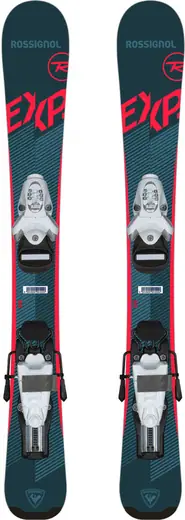 ROSSIGNOL EXPERIENCE PRO 116cm ストック付き Rossignol Experience Pro Kids Skis + Team 4 Bindings | SkatePro