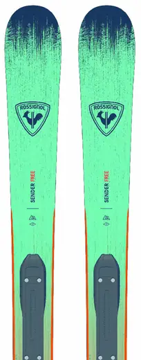 Rossignol Sender JR + Kid4 bindings Kids Skis | SkatePro
