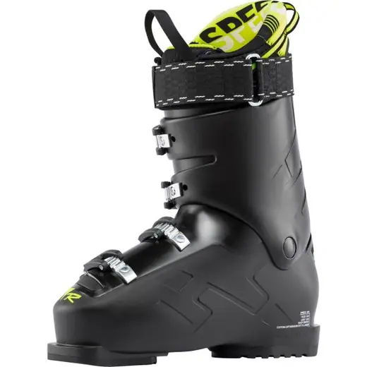 Botas de esquí Hi-speed Pro 100 Mv Black Yellow para hombre