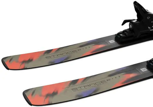 Salomon E Stance 80 + M10 GW All Mountain Skis - Alpine Skiing