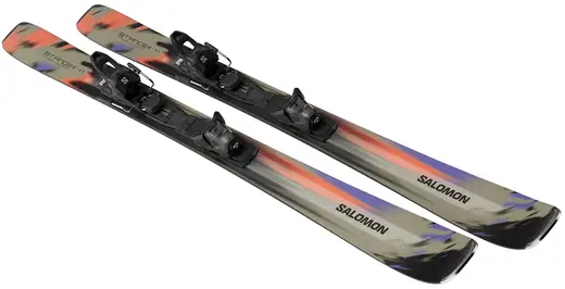 Salomon E Stance 80 + M10 GW All Mountain Skis - Alpine Skiing