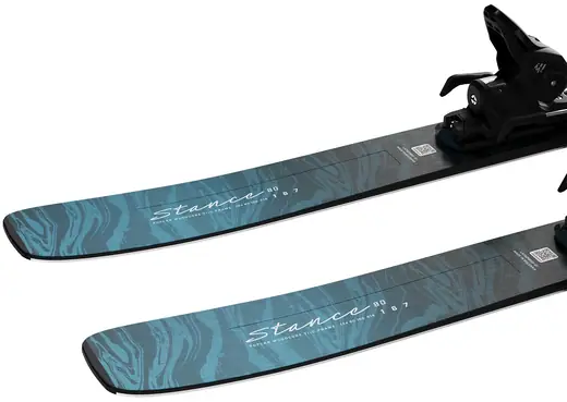 Salomon E Stance Womens 80 + M10 GW All Mountain Skis