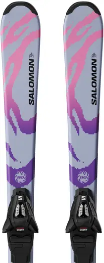 Salomon Qst Cosmic Sky M + C5 GW Kids Skis