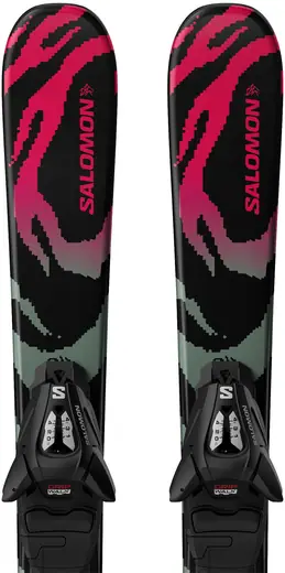 Salomon Qst XS + C5 GW Skis Enfant