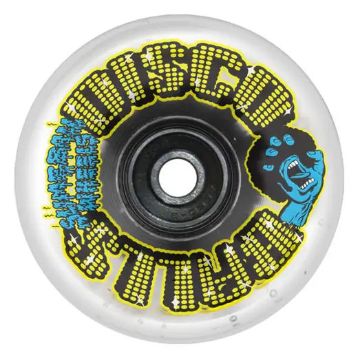 Santa Cruz Disco LED Light Skateboard wheels Set Skateboards