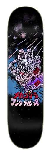 Santa Cruz x Godzilla Mecha Hand Skateboard Deck