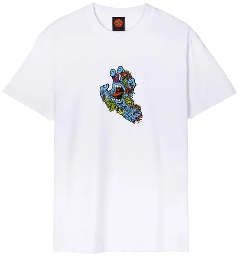 Santa Cruz Roskopp Screaming Five Front T-Shirt