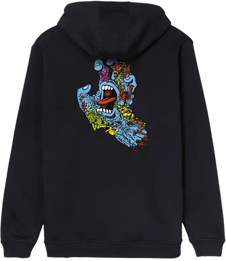 Sweat à Capuche Santa Cruz Mermaid (Sirène) - Taille 10-12 Teens - Occasion Très Bon État - Bleu