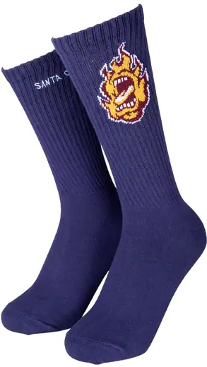 Santa Cruz Screaming Mini Flame Socks 2-Pack