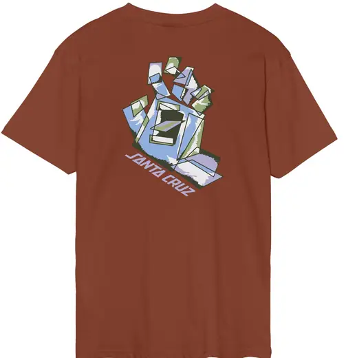 Santa Cruz Screaming Scratched Hand Strip T-Shirt | SkatePro