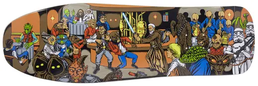 Santa Cruz Star Wars Cantina Scene Skateboard Deck