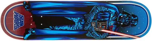 スケートボード Santa Cruz x Star Wars Darth Vader 8.375 Santa Cruz Star Wars Darth Vader Skateboard Deck