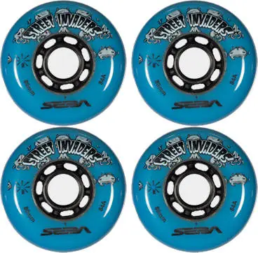 Pack de 4 Roues Seba Street Invaders 76mm