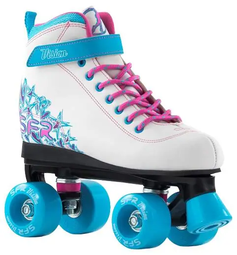 SFR Vision II Kids Roller Skates White/Blue