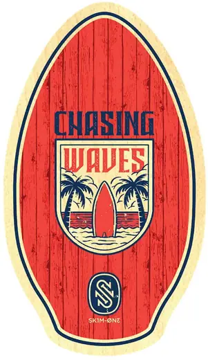 Skim One Chasing Wood 35 Skimboard | SkatePro