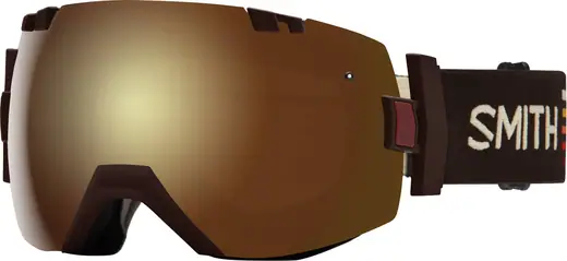 Smith I/OX Morel Sunset Gold Sol-X/Blue Sensor Ski Goggles