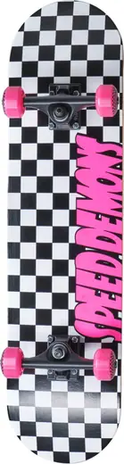 Speed Demons Checkers Completo Skateboard