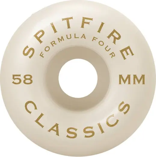 Spitfire Formula Four 101A Skateboard Wheels 4-Pack | SkatePro