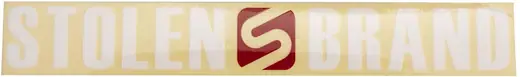 Stolen Logo Sticker
