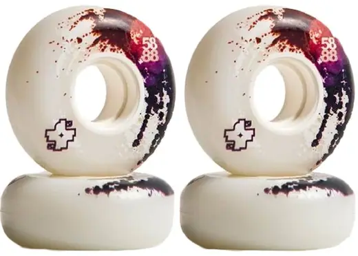 StreetArtist Splatter wheels, 58mm, 4-pack | SkatePro