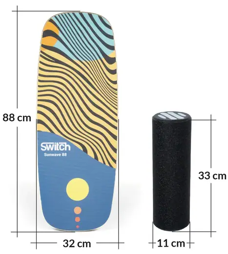 Switch Boards SunWave88 Balance Board - Trampoline | SkatePro