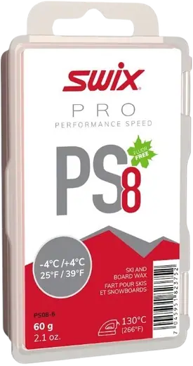 Swix PS8 Red Ski Glide Wax