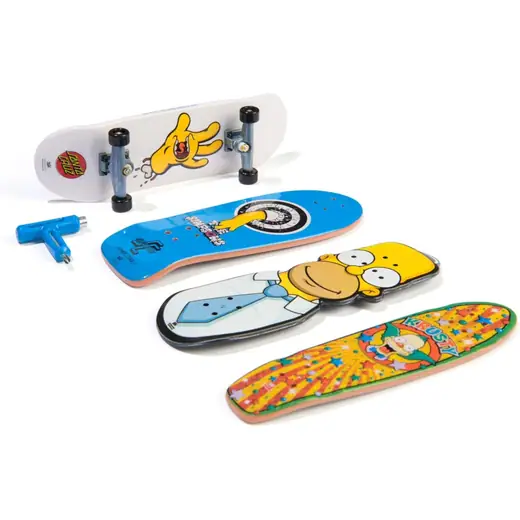 Tech Deck Fingerboards Skate 4 Pack Multipack - Simpsons