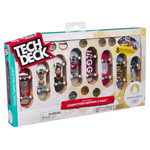 Tech Deck Olympic 96 mm Fingerboard - 8 Pack | SkatePro