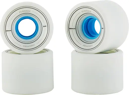 Tempish Woow Rollen 4er-Pack – 80mm, Für Inline-Hockey Auf Kunststoff, PU-Material