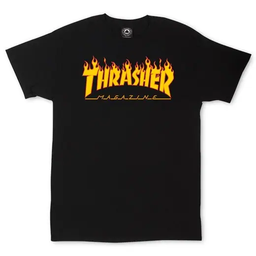 Thrasher Flame Logo T shirt SkatePro