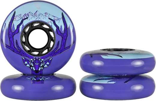Undercover Deer 76mm Full Radius Wheels Pacco da 4