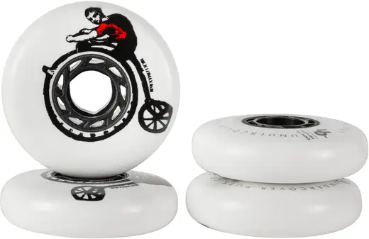 Undercover Nick Lomax Circus 80mm White Inline Wheels 4-pack