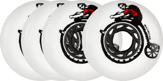 Undercover Nick Lomax Circus 80mm White Inline Wheels 4-pack