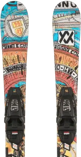 Völkl Mini Revolt + 4.5 Vmotion Barneski