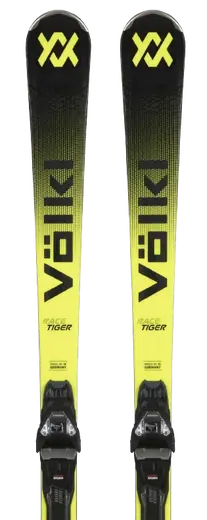 Völkl Racetiger SC + VMotion Bindings Carving Skis - Alpine Skiing