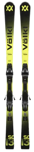 Völkl Racetiger SC + VMotion Bindings Carving Skis - Alpine Skiing