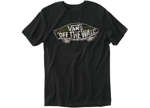 The SkatePro Wall Of Fill Kids T-Shirt Vans |