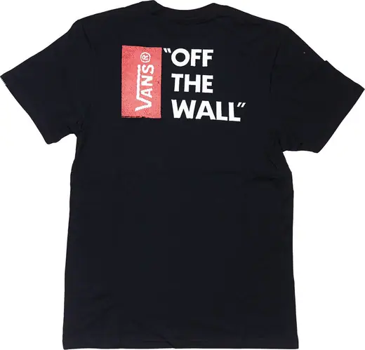 Vans Off The Wall Black T Shirt SkatePro