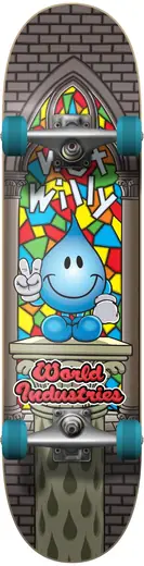 World Industries Stained Glass V2 Soft Top Skateboard Bambini