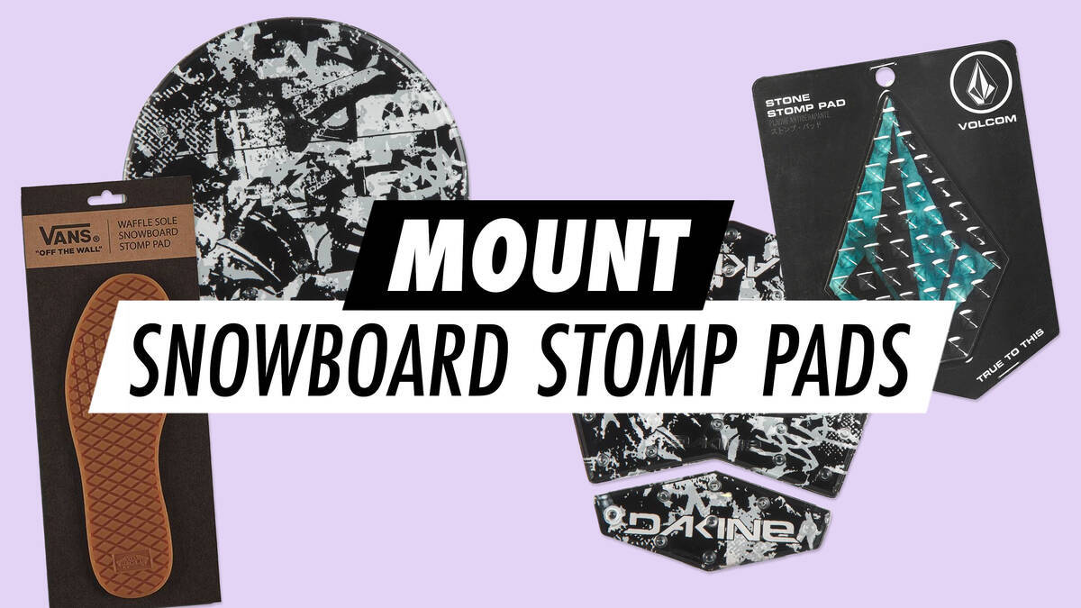 How to mount snowboard stomp pads - Guide - SkatePro